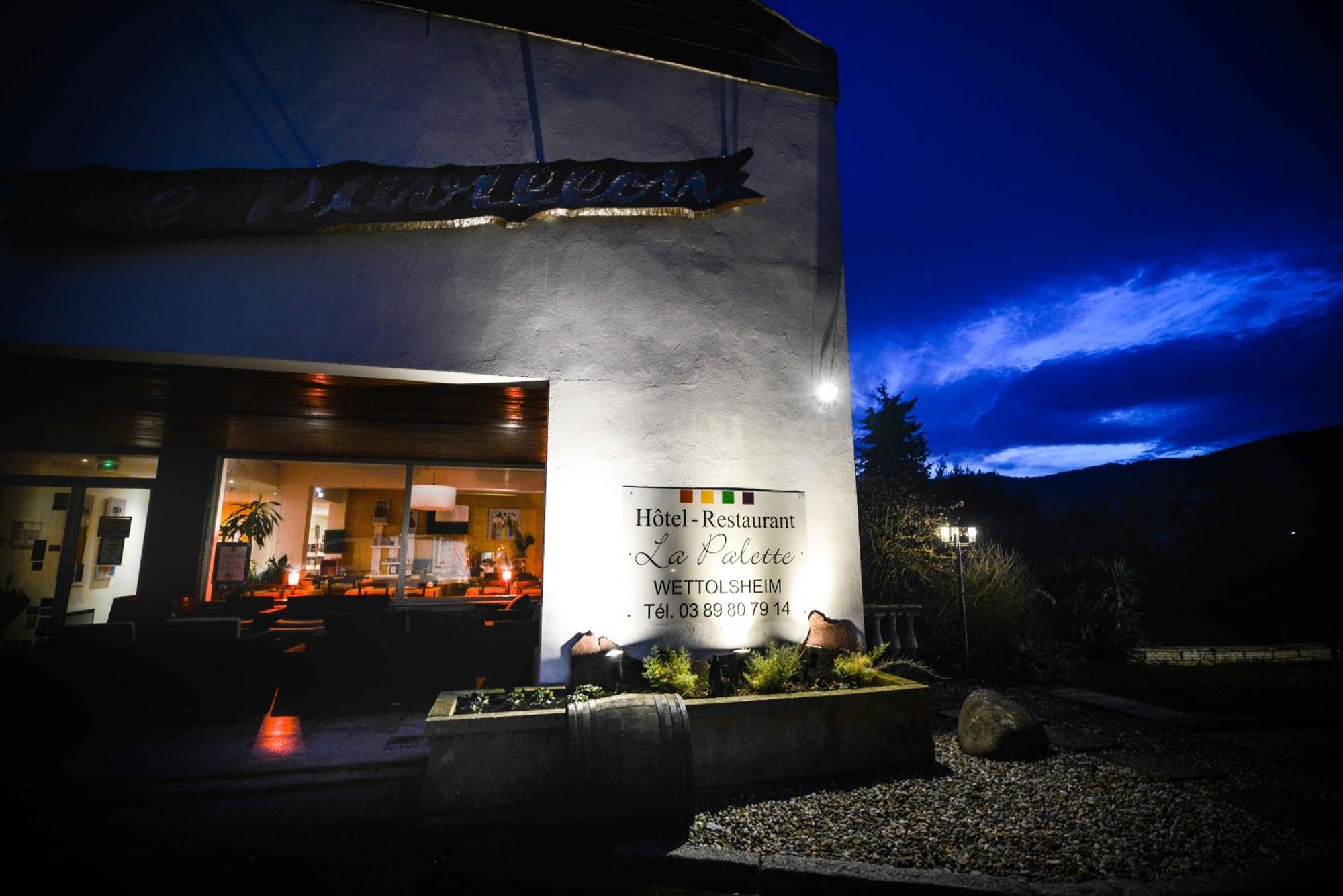 Hotel Restaurant Logis La Palette Wettolsheim Екстериор снимка
